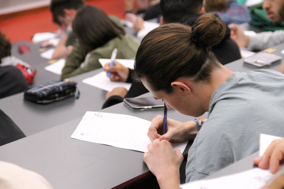 Etudiants en amphi citise télécom saint etienne