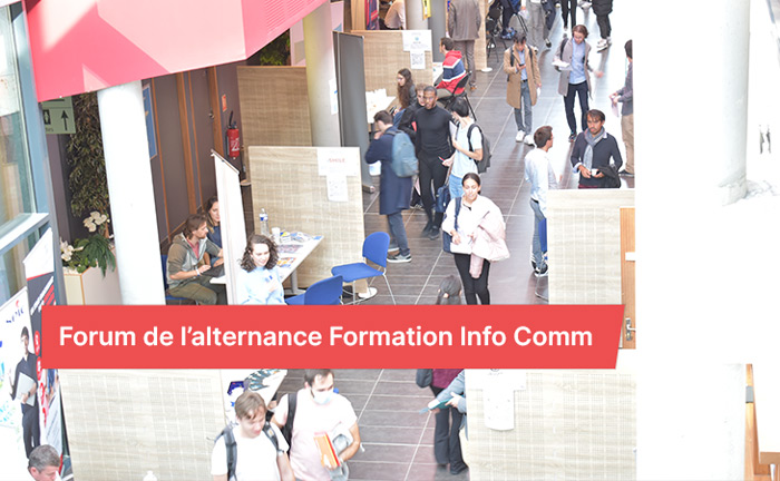 FORUM ALTERNANCE COMMUNICATION à Télécom st Etienne pour les Bachelor Global Communication & Digital Design